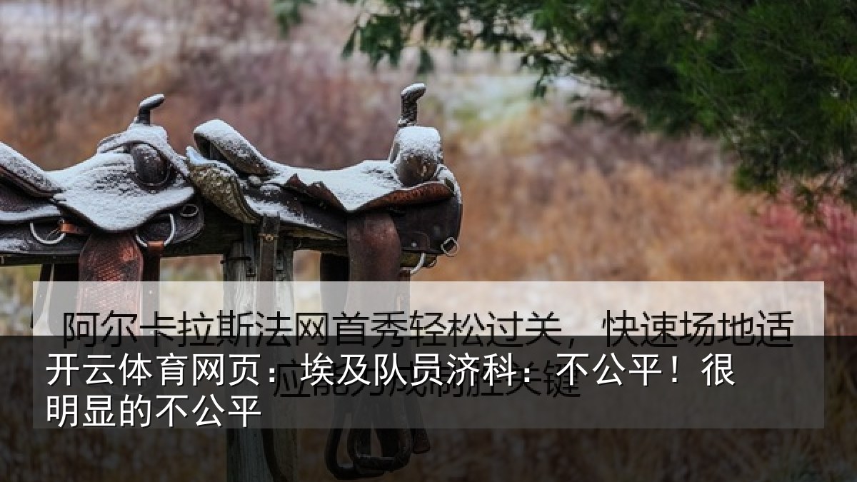 开云体育网页：埃及队员济科：不公平！很明显的不公平